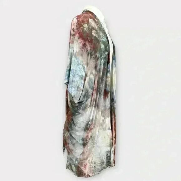 Ethos beautiful tie-dyed full length Kimono wrap. OS - Picture 7 of 7